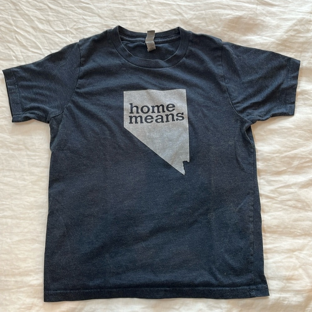 Home Means Nevada youth M t-shirt